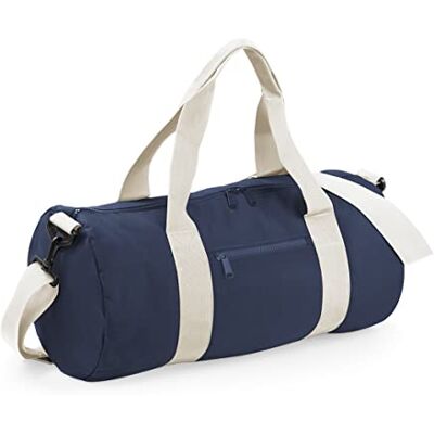 BagBase BG140 Sac tonneau Original Bleu Marine/Blanc cassé - Publicité BagBase BG140 Sac tonneau Original Bleu Marine/Blanc cassé - Publicité