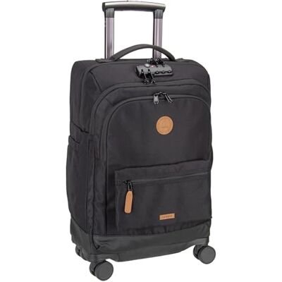Cabaïa CABAIA Soft Suitcase 4 Wheels Essentials Trolley Berlin Noir 55cm - Publicité Cabaïa CABAIA Soft Suitcase 4 Wheels Essentials Trolley Berlin Noir 55cm - Publicité