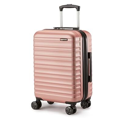 Amazon Basics Valise à Main 55 cm 4 Roulettes Pivotantes, Or Rosé - Publicité Amazon Basics Valise à Main 55 cm 4 Roulettes Pivotantes, Or Rosé - Publicité