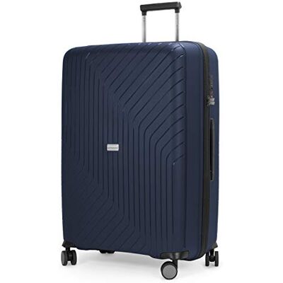 HAUPTSTADTKOFFER TXL Grande Valise Rigide, TSA, 4 roulettes Doubles, Trolley, Valise à roulettes, Valise de Voyage, Extra LÉGÈRE, Extension de Volume, 76 cm, 120 litres, Bleu foncé - Publicité HAUPTSTADTKOFFER TXL Grande Valise Rigide, TSA, 4 roulettes Doubles, Trolley, Valise à roulettes, Valise de Voyage, Extra LÉGÈRE, Extension de Volume, 76 cm, 120 litres, Bleu foncé - Publicité