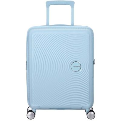 American Tourister Soundbox Spinner 55/20 TSA EXP Trolley Pastel Blue - Publicité American Tourister Soundbox Spinner 55/20 TSA EXP Trolley Pastel Blue - Publicité