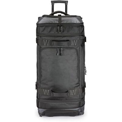 Amazon Basics Sac de Voyage à Roulettes Grand (89 cm, 137 litres),Léger et Durable en Tissu Indéchirable,Grande Capacité avec Manche Télescopique, Idéal pour les Voyages,le Travail et les Loisirs,Noir - Publicité Amazon Basics Sac de Voyage à Roulettes Grand (89 cm, 137 litres),Léger et Durable en Tissu Indéchirable,Grande Capacité avec Manche Télescopique, Idéal pour les Voyages,le Travail et les Loisirs,Noir - Publicité