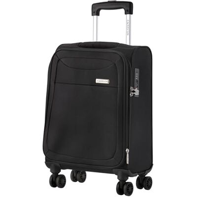 CarryOn Air Valise Cabine Souple 55cm Bagage a Main Extensible 41 LTR avec Serrure TSA et Poche Frontale (Noir, Petit) - Publicité CarryOn Air Valise Cabine Souple 55cm Bagage a Main Extensible 41 LTR avec Serrure TSA et Poche Frontale (Noir, Petit) - Publicité