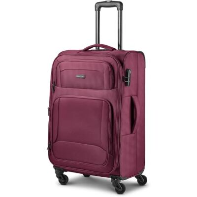 Smartbox Valise souple pour homme et femme Valise moyenne 41 x 27 x 67 cm 4 roulettes et serrure à combinaison Extensible avec pli d'expansion Léger 3,1 kg (Edition 04) - Publicité Smartbox Valise souple pour homme et femme Valise moyenne 41 x 27 x 67 cm 4 roulettes et serrure à combinaison Extensible avec pli d'expansion Léger 3,1 kg (Edition 04) - Publicité