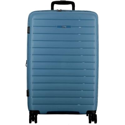 Valise rigide 64/74 L Bleu JUMP - Publicité Valise rigide 64/74 L Bleu JUMP - Publicité