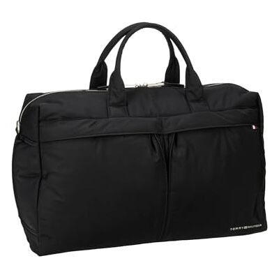 Tommy Hilfiger Sac de sport TH Signature pour homme, noir, taille unique, Black, Taille unique, Décontracté - Publicité Tommy Hilfiger Sac de sport TH Signature pour homme, noir, taille unique, Black, Taille unique, Décontracté - Publicité