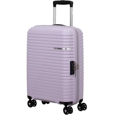 American Tourister Chariot Liftoff, Icy Lilac, s, Valise rigide à roulettes doubles à 360° - Publicité American Tourister Chariot Liftoff, Icy Lilac, s, Valise rigide à roulettes doubles à 360° - Publicité