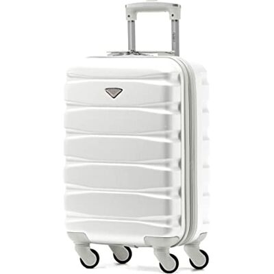 Flight Knight ABS Valise Cabine 55x35x20 cm Compatible avec Air France, Hop! easyJet, Ryanair Et Bien d'autres! Bagage a Main Legere Sac Cabine avec 4 Roues. Publicité Flight Knight ABS Valise Cabine 55x35x20 cm Compatible avec Air France, Hop! easyJet, Ryanair Et Bien d'autres! Bagage a Main Legere Sac Cabine avec 4 Roues. Publicité