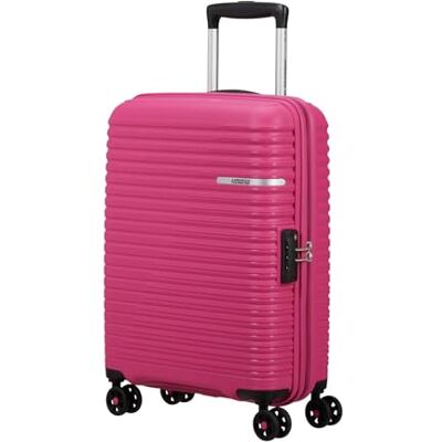 American Tourister Chariot Liftoff, Berry Blast, s, Valise rigide à roulettes doubles à 360° - Publicité American Tourister Chariot Liftoff, Berry Blast, s, Valise rigide à roulettes doubles à 360° - Publicité