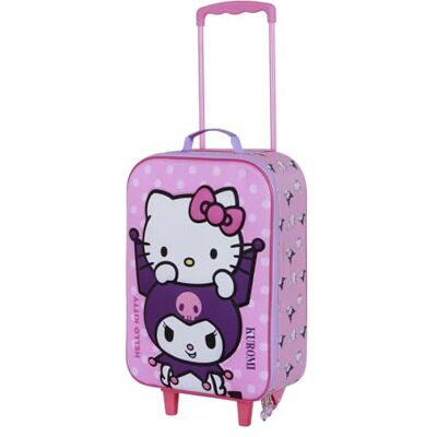 Karactermania Sanrio Hello Kitty Playful-Valise à roulettes Soft 3D, Rose, 17 x 33 x 52 cm, Capacité 26 L - Publicité Karactermania Sanrio Hello Kitty Playful-Valise à roulettes Soft 3D, Rose, 17 x 33 x 52 cm, Capacité 26 L - Publicité