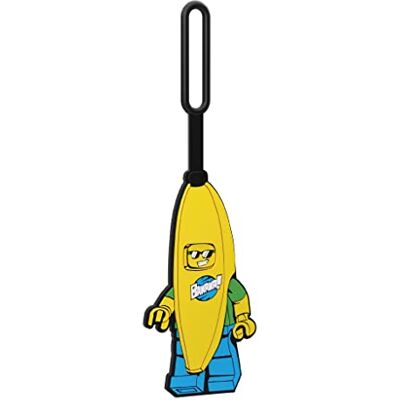 IQ Lego 53057 Étuette en silicone pour sac, Banana Guy - Publicité IQ Lego 53057 Étuette en silicone pour sac, Banana Guy - Publicité