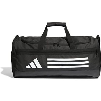 Adidas Mixte Essentials Training Duffel Bag, Black/White, S - Publicité Adidas Mixte Essentials Training Duffel Bag, Black/White, S - Publicité