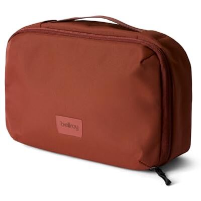Bellroy Hanging Toiletry Kit (Trousse de Toilette à Suspendre 3 L pour Homme ou Femme, idéale en Voyage) Clay - Publicité Bellroy Hanging Toiletry Kit (Trousse de Toilette à Suspendre 3 L pour Homme ou Femme, idéale en Voyage) Clay - Publicité