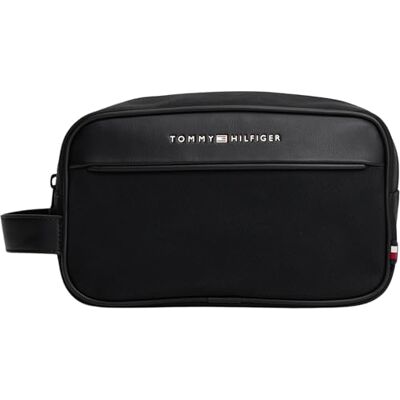 Tommy Hilfiger TH Foundation AM0AM13747 Trousse de Toilette pour Homme Noir Taille Unique - Publicité Tommy Hilfiger TH Foundation AM0AM13747 Trousse de Toilette pour Homme Noir Taille Unique - Publicité