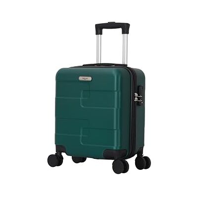 TROLLEY ADC Valise Cabine 45x36x20 cm Approuvé EasyJet Rigide – Vert Se glisse sous le siège avant, gratuit sur EasyJet, coque anti-choc, vérifiez les dimensions sur votre billet - Publicité TROLLEY ADC Valise Cabine 45x36x20 cm Approuvé EasyJet Rigide – Vert Se glisse sous le siège avant, gratuit sur EasyJet, coque anti-choc, vérifiez les dimensions sur votre billet - Publicité