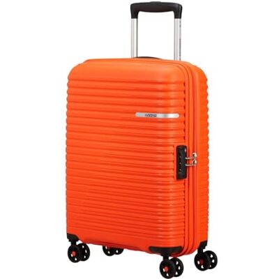 American Tourister Chariot Liftoff, Juicy Orange, s, Valise rigide à roulettes doubles à 360° - Publicité American Tourister Chariot Liftoff, Juicy Orange, s, Valise rigide à roulettes doubles à 360° - Publicité