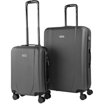 ITACA Set de valise rigide avec roulettes pivotantes Set valise léger, grande c - Publicité ITACA Set de valise rigide avec roulettes pivotantes Set valise léger, grande c - Publicité