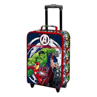 Marvel AVENGERS Valise trolley semi-rigide pour enfants, multicolore, 53 cm, Valise semi-rigide - Publicité Marvel AVENGERS Valise trolley semi-rigide pour enfants, multicolore, 53 cm, Valise semi-rigide - Publicité