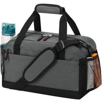LONALIA Petit Sac de Sport avec Poche Humide Léger Sac de Voyage Cabine 35×20×20 cm, Mini Sac avec Plusieurs Compartiments pour Le Weekend ou Courts Séjours Duffle Bag Gris - Publicité LONALIA Petit Sac de Sport avec Poche Humide Léger Sac de Voyage Cabine 35×20×20 cm, Mini Sac avec Plusieurs Compartiments pour Le Weekend ou Courts Séjours Duffle Bag Gris - Publicité