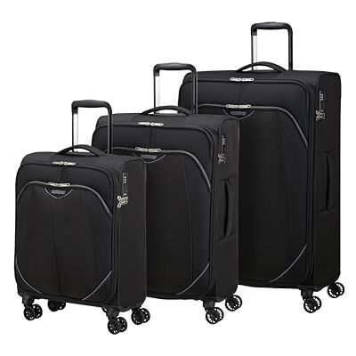 American Tourister Poproll Set de 3 valises Souples (Cabine, Moyenne, Grande), Léger Noir (Black) - Publicité American Tourister Poproll Set de 3 valises Souples (Cabine, Moyenne, Grande), Léger Noir (Black) - Publicité