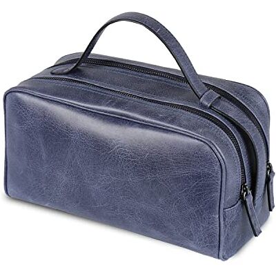 Londo Sac Voyage Cuir Véritable 2 Compartiments Unisexe, Bagage Cabine, Trousse Toilette, 29x16x13cm Noir, Marron, Vert, Bleu Marine, Gris, Camel - Publicité Londo Sac Voyage Cuir Véritable 2 Compartiments Unisexe, Bagage Cabine, Trousse Toilette, 29x16x13cm Noir, Marron, Vert, Bleu Marine, Gris, Camel - Publicité