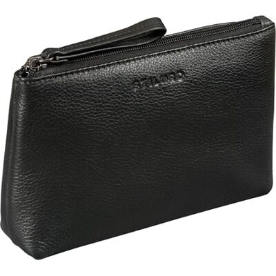 STILORD Lio Petite Trousse Cosmétique en Cuir avec Fermeture Éclair Trousse De Toilette Vintage en Cuir Véritable Étui Multifonction Compact pour Femmes Hommes Couleur:Noir - Publicité STILORD Lio Petite Trousse Cosmétique en Cuir avec Fermeture Éclair Trousse De Toilette Vintage en Cuir Véritable Étui Multifonction Compact pour Femmes Hommes Couleur:Noir - Publicité