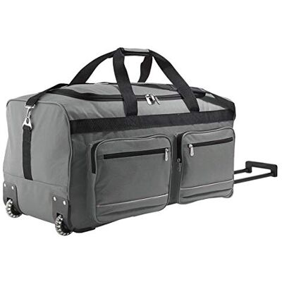 SOL'S SOL’S Voyager Sac de voyage à roulettes valise avec grand compartiment zippé Graphite UNIQUE - Publicité SOL'S SOL’S Voyager Sac de voyage à roulettes valise avec grand compartiment zippé Graphite UNIQUE - Publicité