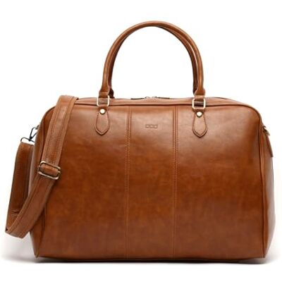 MISAKO Toni Sac de Week-End avec bandoulière Amovible Male Toni Camel 32 X 49 X 25 cm - Publicité MISAKO Toni Sac de Week-End avec bandoulière Amovible Male Toni Camel 32 X 49 X 25 cm - Publicité