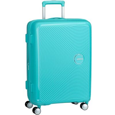 American Tourister Soundbox Valise Spinner M Extensible, 67 cm, 71.5/81 L, Bleu (Poolside Blue) - Publicité American Tourister Soundbox Valise Spinner M Extensible, 67 cm, 71.5/81 L, Bleu (Poolside Blue) - Publicité
