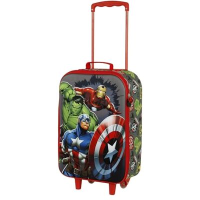 Marvel Valise À roulettes Soft 3D Unisex Kids Valise à roulettes Soft 3D Invencible, Multicolore Avengers, Taille Unique - Publicité Marvel Valise À roulettes Soft 3D Unisex Kids Valise à roulettes Soft 3D Invencible, Multicolore Avengers, Taille Unique - Publicité