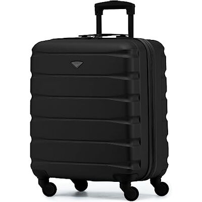 Flight Knight Bagage Cabine Leger a 4 Roues en ABS Approuve par Plus De 30 Compagnies Aeriennes, Dont Air France et easyJet Grand Sac De Cabine 56x45x25cm - Publicité Flight Knight Bagage Cabine Leger a 4 Roues en ABS Approuve par Plus De 30 Compagnies Aeriennes, Dont Air France et easyJet Grand Sac De Cabine 56x45x25cm - Publicité
