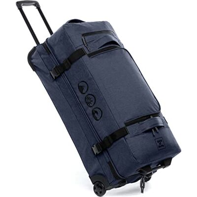 SONS OF ALOHA Sac de Voyage à roulettes Kane XL Valise Bagage Pet recyclé avec 2 Roues 80 cm Sac de Sport Chariot 120L océan Bleu - Publicité SONS OF ALOHA Sac de Voyage à roulettes Kane XL Valise Bagage Pet recyclé avec 2 Roues 80 cm Sac de Sport Chariot 120L océan Bleu - Publicité