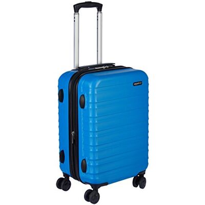 Amazon Basics Valise Rigide Petite Bagage à Main Extensible ABS avec 4 Roulettes Doubles Pivotantes Résistante aux Rayures et Légère 55 x 37,5 x 25,5cm Bleu Clair - Publicité Amazon Basics Valise Rigide Petite Bagage à Main Extensible ABS avec 4 Roulettes Doubles Pivotantes Résistante aux Rayures et Légère 55 x 37,5 x 25,5cm Bleu Clair - Publicité