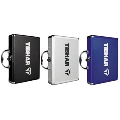 Tibhar Valise double en aluminium Cube Point (noir) - Publicité Tibhar Valise double en aluminium Cube Point (noir) - Publicité