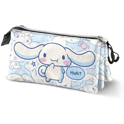 KARACTERMANIA HELLO KITTY Cinnamoroll Candy-Trousse Triple, Bleu 23 x 11 cm - Publicité KARACTERMANIA HELLO KITTY Cinnamoroll Candy-Trousse Triple, Bleu 23 x 11 cm - Publicité