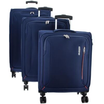 American Tourister Chariot de Cabine à 4 roulettes Hyperspeed ( Lot de 3), Kofferset 3-teilig, Bleu (Combat Navy), Taille Unique - Publicité American Tourister Chariot de Cabine à 4 roulettes Hyperspeed ( Lot de 3), Kofferset 3-teilig, Bleu (Combat Navy), Taille Unique - Publicité