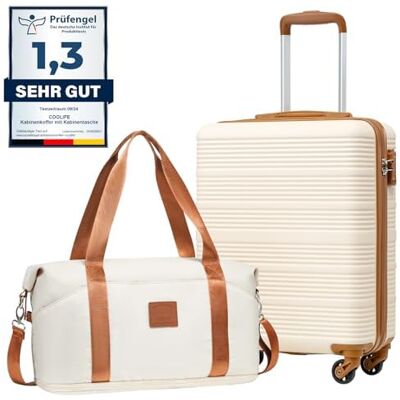 COOLIFE Valise Cabine 55x40x20 pour Easyjet, Sacs de Voyage 45x36x20 Bagages Cabine pour Courts Séjours et Voyages D'affaires, Coque Rigide en ABS avec Serrure TSA, 4 Roues Pivotantes à 360° - Publicité COOLIFE Valise Cabine 55x40x20 pour Easyjet, Sacs de Voyage 45x36x20 Bagages Cabine pour Courts Séjours et Voyages D'affaires, Coque Rigide en ABS avec Serrure TSA, 4 Roues Pivotantes à 360° - Publicité