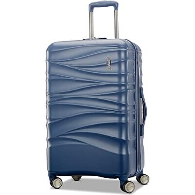 American Tourister Cascade Valise Rigide Extensible avec roulettes pivotantes, Bleu Ardoise, 20-inch Spinner, Valise Rigide Extensible en Cascade avec roulettes pivotantes - Publicité American Tourister Cascade Valise Rigide Extensible avec roulettes pivotantes, Bleu Ardoise, 20-inch Spinner, Valise Rigide Extensible en Cascade avec roulettes pivotantes - Publicité
