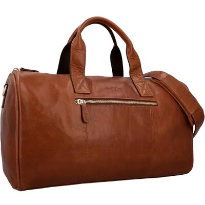 Gusti Leder en Cuir pour Homme Sac Week-End Hall – Élégant Sac De Voyage Unisexe en Cuir Véritable avec Bandoulière Amovible, Style Vintage, Idéal comme Bagage Cabine Ou Sac De Sport - Publicité Gusti Leder en Cuir pour Homme Sac Week-End Hall – Élégant Sac De Voyage Unisexe en Cuir Véritable avec Bandoulière Amovible, Style Vintage, Idéal comme Bagage Cabine Ou Sac De Sport - Publicité