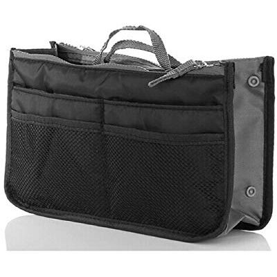 NOVAGO Organiser/Organisateur/Pochette/sac de rangement pour intérieur de grand sac à main ou sac de voyage- Noir (autres couleurs diposibles) - Publicité NOVAGO Organiser/Organisateur/Pochette/sac de rangement pour intérieur de grand sac à main ou sac de voyage- Noir (autres couleurs diposibles) - Publicité