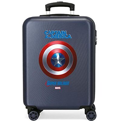 Marvel Avengers Sky Avengers Valise Trolley Cabine Bleu 37x55x20 cms Rigide ABS Serrure à combinaison 34L 2,6Kgs 4 roues doubles Bagage à main - Publicité Marvel Avengers Sky Avengers Valise Trolley Cabine Bleu 37x55x20 cms Rigide ABS Serrure à combinaison 34L 2,6Kgs 4 roues doubles Bagage à main - Publicité