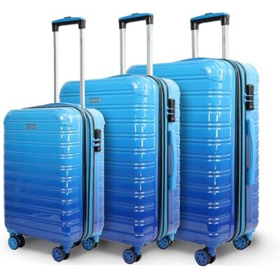 Blade Lot de 3 valises Extensibles Valise à Coque Rigide Valise légère à roulettes Bagage à Main en ABS + PC avec Serrure TSA Valise à 4 Roues Spinner Lot de 3 valises de Voyage, Bleu, Set, - Publicité Blade Lot de 3 valises Extensibles Valise à Coque Rigide Valise légère à roulettes Bagage à Main en ABS + PC avec Serrure TSA Valise à 4 Roues Spinner Lot de 3 valises de Voyage, Bleu, Set, - Publicité