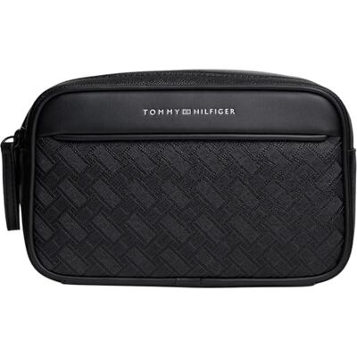 Tommy Hilfiger Men Th Modern Monogram AM0AM14828 Trousse de toilette Noir Taille unique - Publicité Tommy Hilfiger Men Th Modern Monogram AM0AM14828 Trousse de toilette Noir Taille unique - Publicité