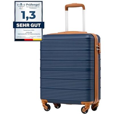 COOLIFE Valise Cabine 55x40x20 pour Easyjet, Valise Cabine Easyjet Bagages Cabine pour Courts Séjours et Voyages D'affaires, Coque Rigide en ABS avec Serrure TSA, 4 Roues Pivotantes à 360° - Publicité COOLIFE Valise Cabine 55x40x20 pour Easyjet, Valise Cabine Easyjet Bagages Cabine pour Courts Séjours et Voyages D'affaires, Coque Rigide en ABS avec Serrure TSA, 4 Roues Pivotantes à 360° - Publicité