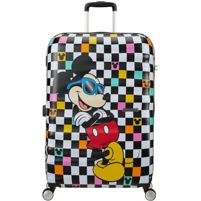 American Tourister Wavebreaker Disney, Spinner L, Valise, 77 cm, 96 L, Multicolore (Mickey Check) - Publicité American Tourister Wavebreaker Disney, Spinner L, Valise, 77 cm, 96 L, Multicolore (Mickey Check) - Publicité