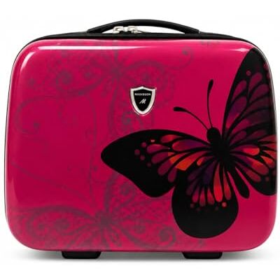 Madisson Vanity Case Motif Papillon - Publicité Madisson Vanity Case Motif Papillon - Publicité