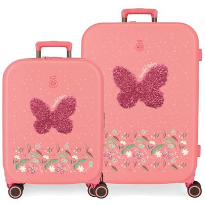 Disney Enso Beautiful Natura Ensemble de valises Roses 55/70 cm Rigide ABS Fermeture TSA 116L 7,54 kg 4 Roues Doubles Bagage Main, Rose, Jeu de valises - Publicité Disney Enso Beautiful Natura Ensemble de valises Roses 55/70 cm Rigide ABS Fermeture TSA 116L 7,54 kg 4 Roues Doubles Bagage Main, Rose, Jeu de valises - Publicité