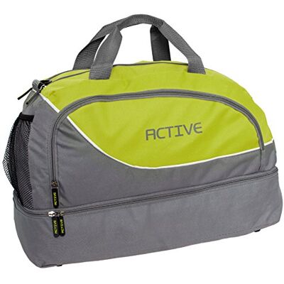 Brubaker Unisexe Adulte Sac de sport Grau/Grün - Publicité Brubaker Unisexe Adulte Sac de sport Grau/Grün - Publicité