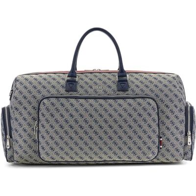 Guess Sac de Voyage Boston Weekender Sand Blue Multicolore - Publicité Guess Sac de Voyage Boston Weekender Sand Blue Multicolore - Publicité