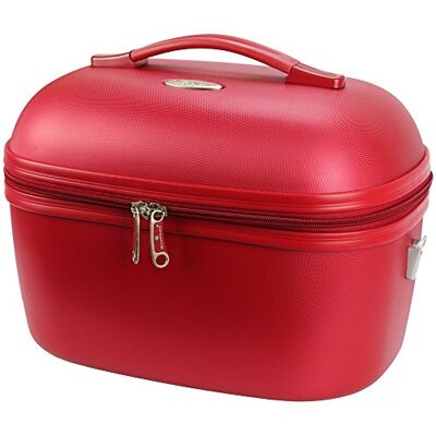 Madisson Snowball Vanity Case Snowball Dublin 34 X 24 CM ABS Idée Cadeau Femme Rouge Rouge, Tissu - Publicité Madisson Snowball Vanity Case Snowball Dublin 34 X 24 CM ABS Idée Cadeau Femme Rouge Rouge, Tissu - Publicité